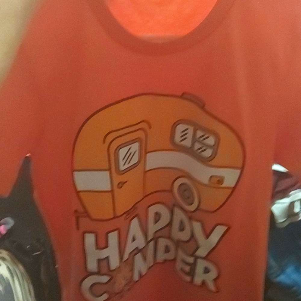 Happy Camper Tee Shirt Woman's